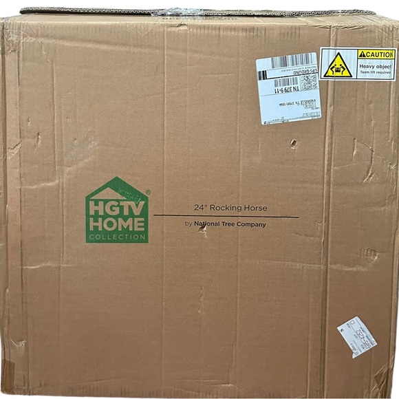 🎄 National Tree Co. HGTV 24” Rocking Horse Wooden - Picture 12 of 12